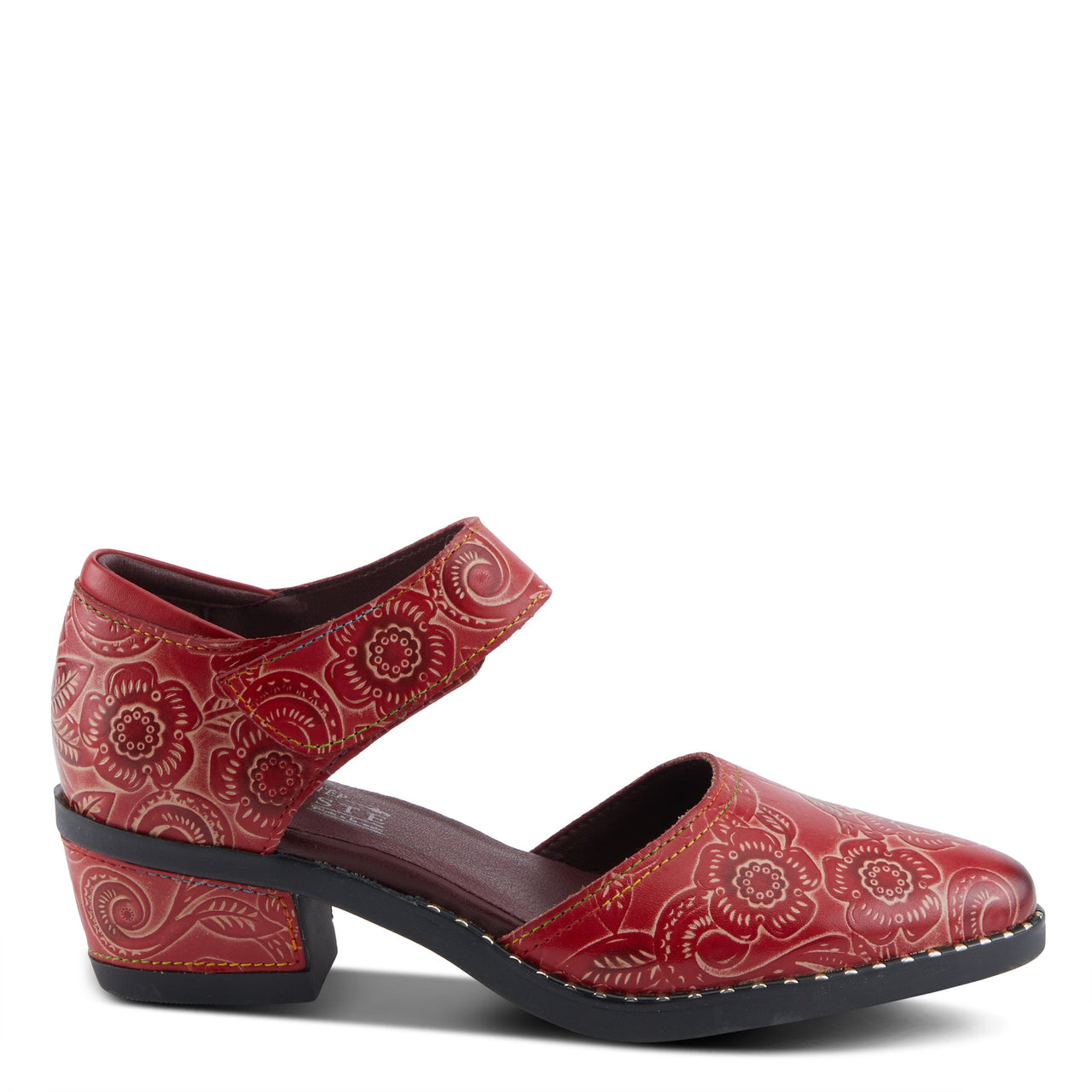 Stylish and vibrant L'ARTISTE JAZZBERRY SHOES with intricate floral design and comfortable fit