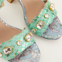 Thumbnail for L'ARTISTE JEWELL CLOSED BACK SANDALS