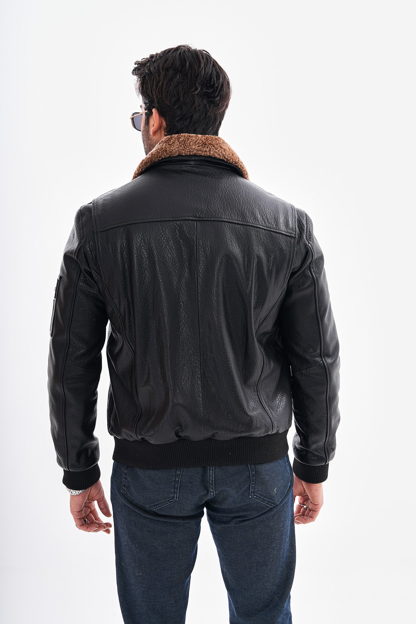 The Northway Black Lambskin Men Leather Jacket
