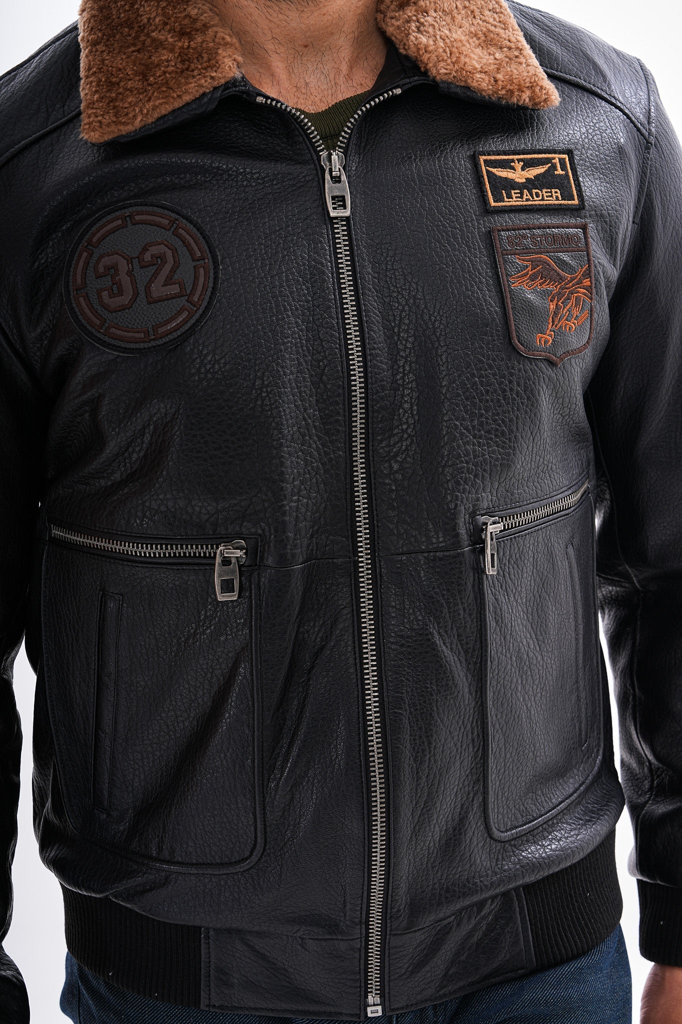 The Northway Black Lambskin Men Leather Jacket