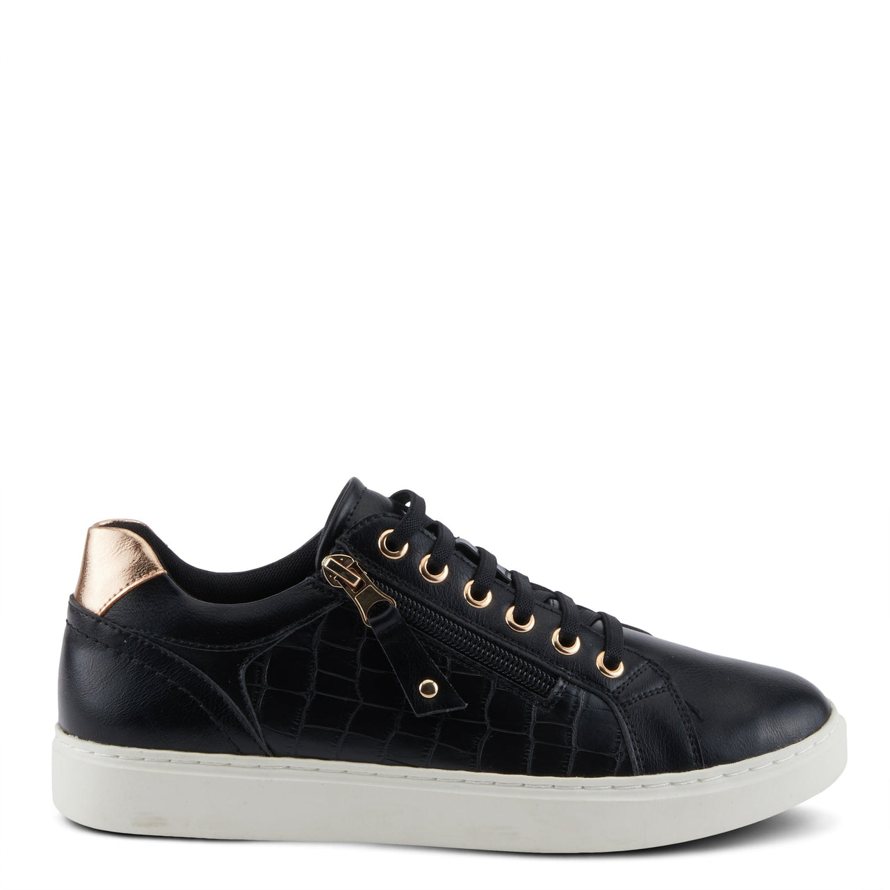 Pair of PATRIZIA KAELI SNEAKERS with metallic accents and breathable mesh upper