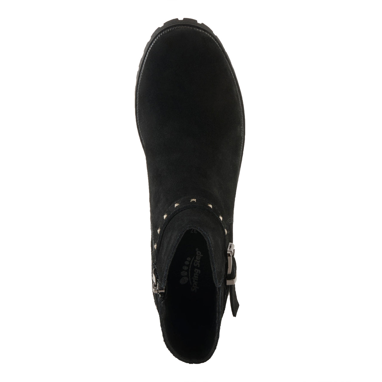  Classic black leather Kelson boots with cushioned collar and tongue