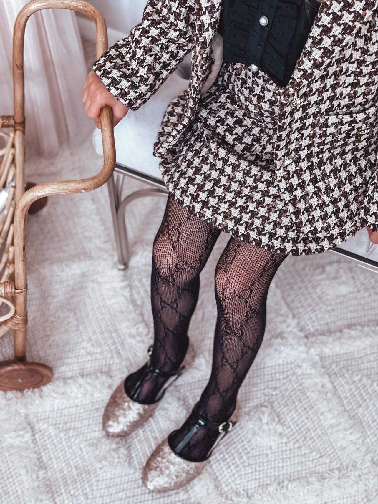 Zelda Sequin Shoes Kids Patent Leather Made In Italy