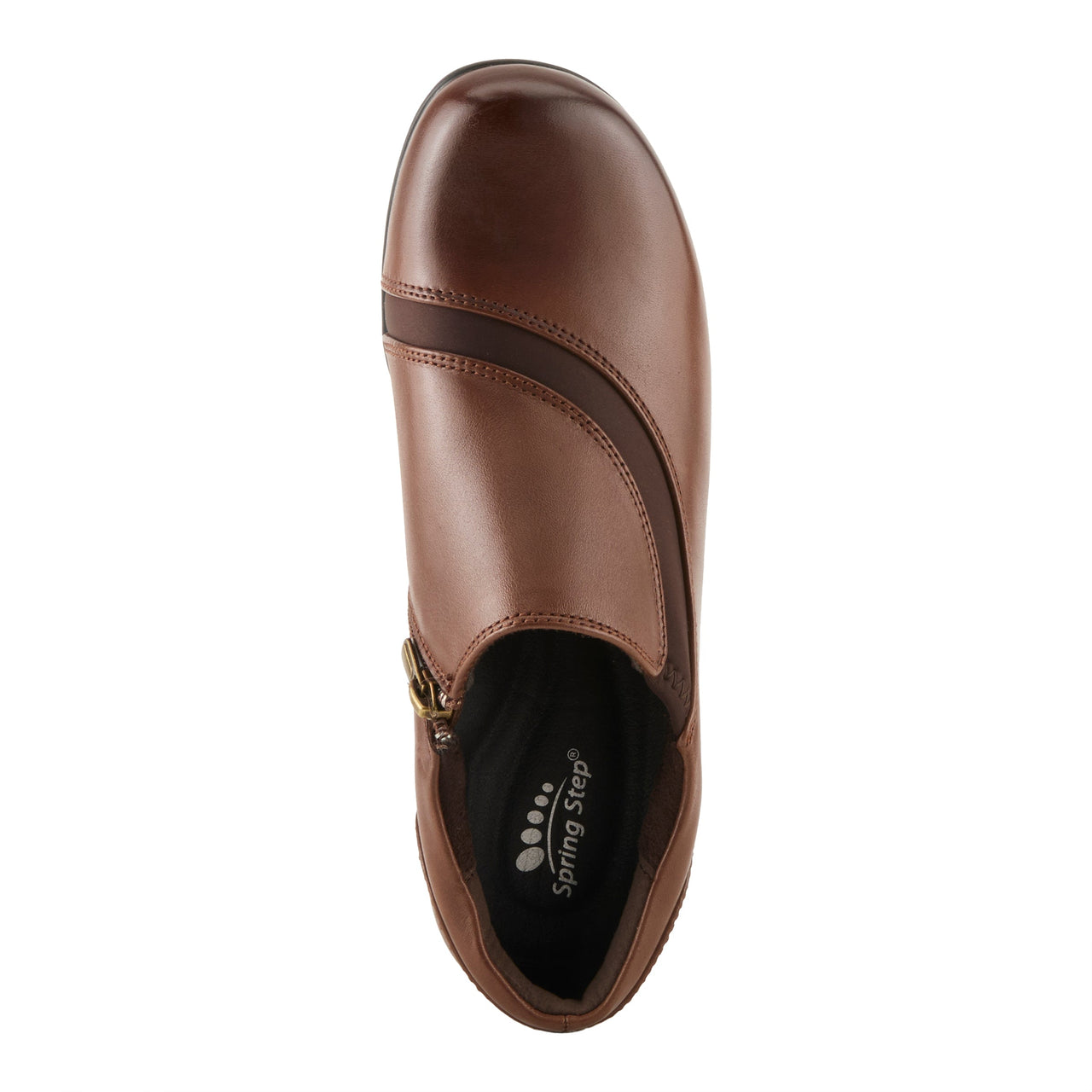 Stylish and comfortable Spring Step Klay shoes in black leather