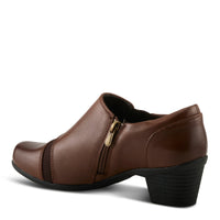 Thumbnail for Black leather Spring Step Klay shoes with cushioned insole and non-slip sole