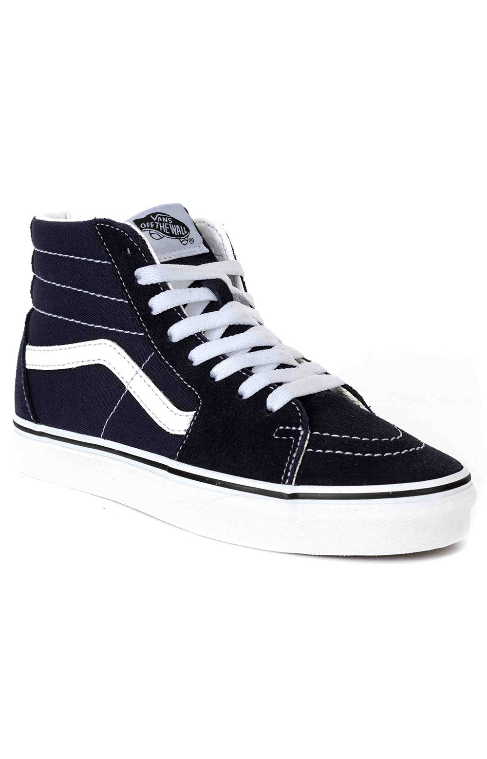 Close-up of (BV6V7E) Sk8-Hi Shoe - Night Sky showing the durable rubber sole and comfortable cushioned insole