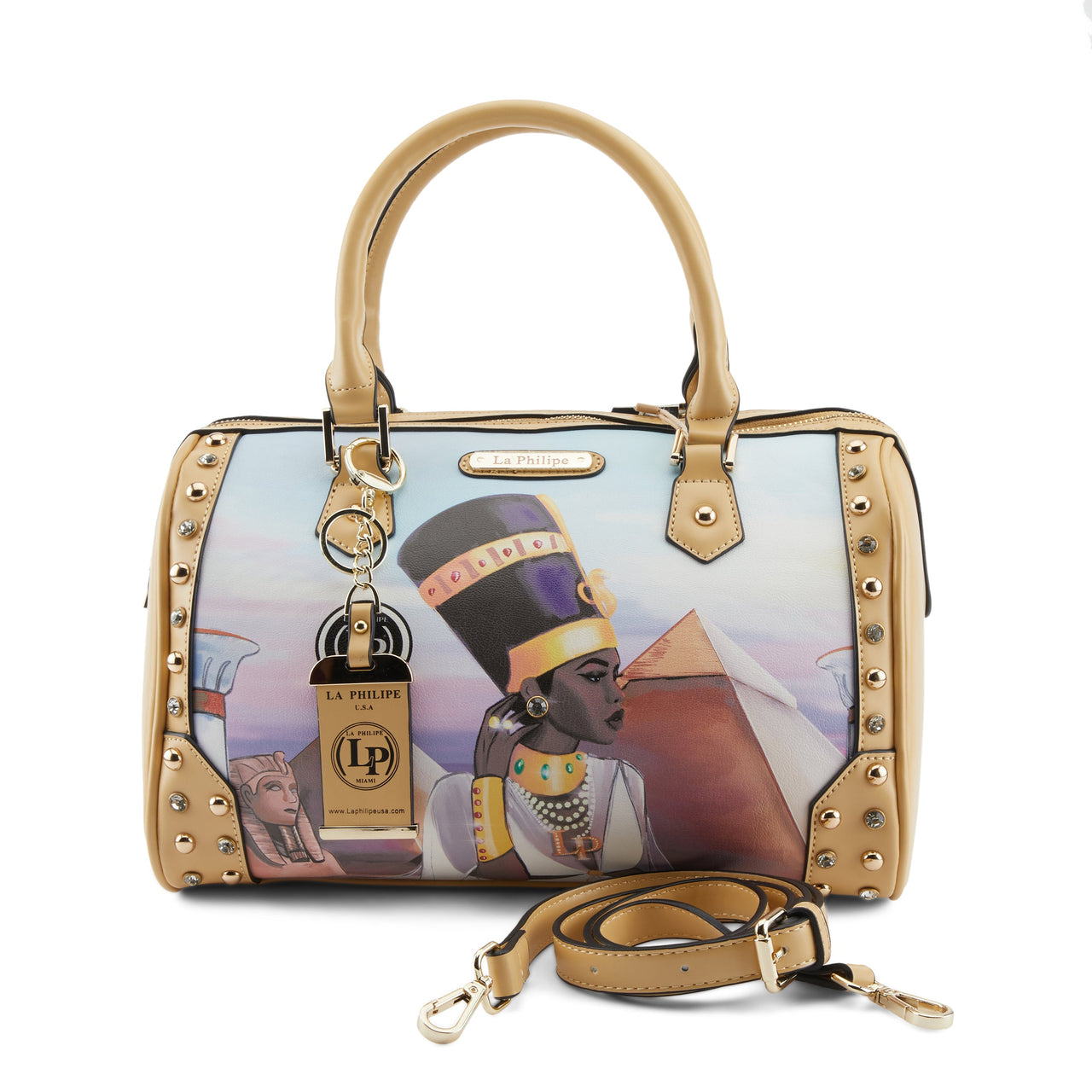 Elegant LA PHILIPE LP1020-1 EGYPTIAN PARADISE HANDBAG-CLASSIC on white background