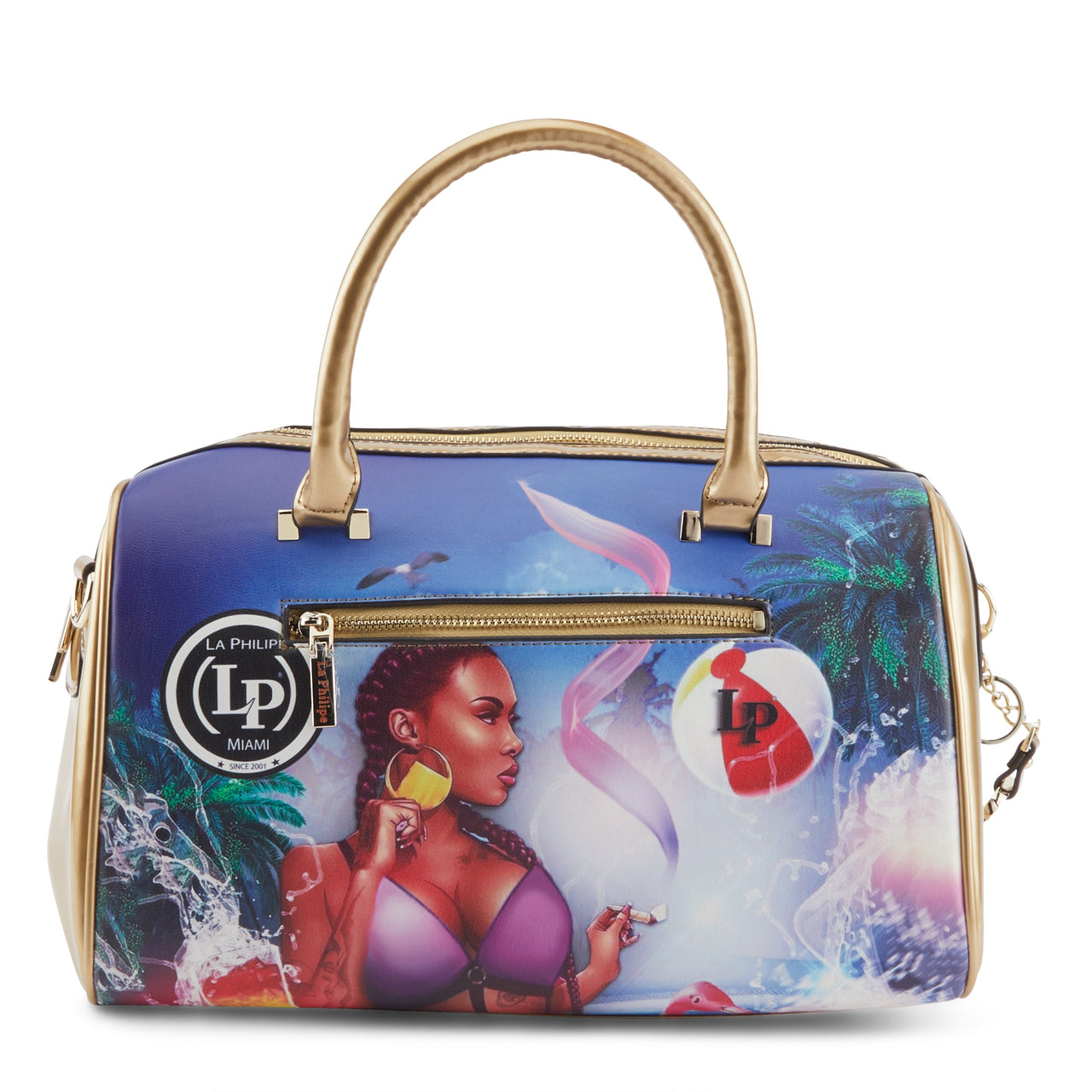 Buy La Philipe Lp1020-13 Miami Beach Handbag-Classic Pu Leather - Handbags from Don’t Panic Shoes | Best Prices & Fast Shipping