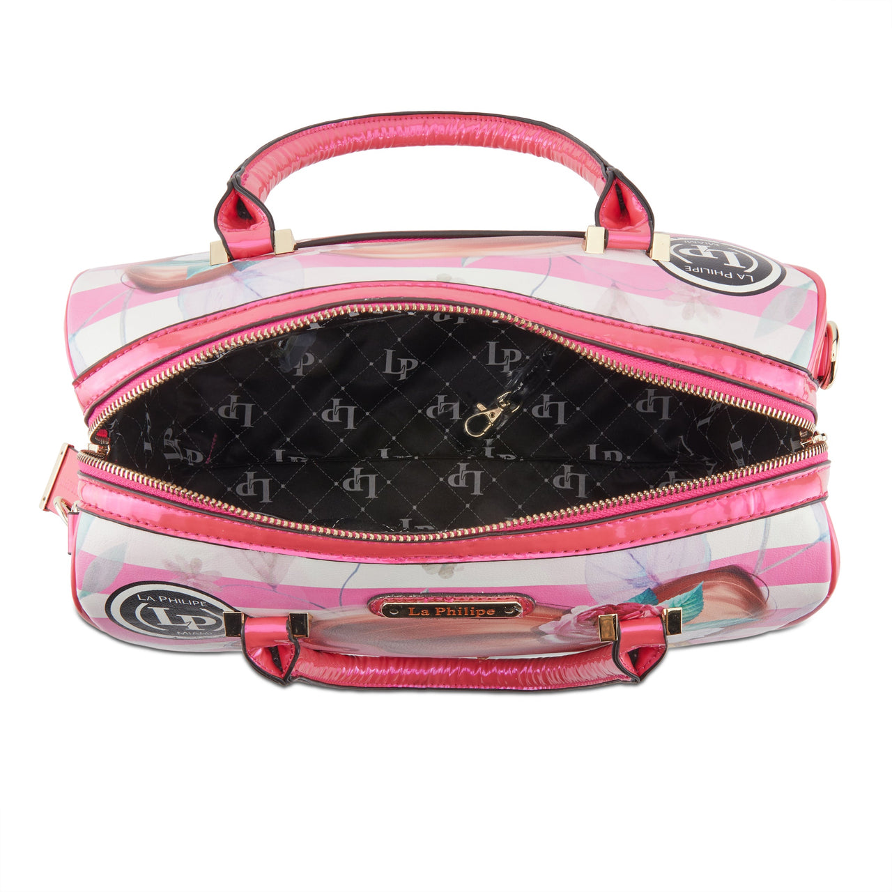 Stylish and elegant LA PHILIPE LP1020-14 pink beauty handbag with classic design