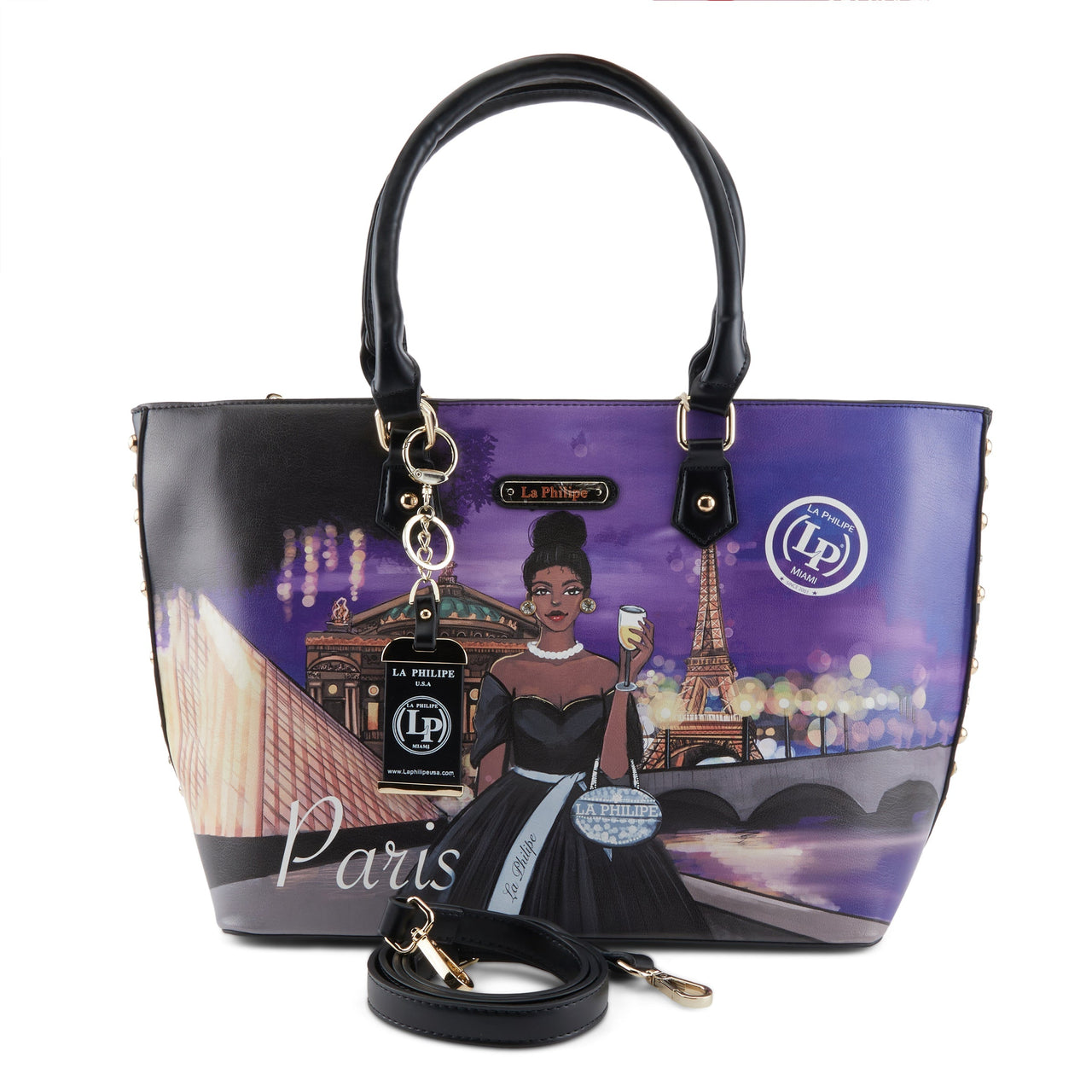 Stylish LA PHILIPE LP1021-7 handbag-tote with Parisian-inspired design and spacious interior for everyday use