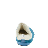 Thumbnail for Pair of women's FLEXUS LYNDEL SLIPPERS in soft gray with cozy faux-fur lining