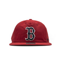 Thumbnail for Top view of Mens 47 Brand Boston Red Sox Captain Snapback - Red showing adjustable snapback closure