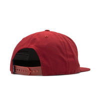 Thumbnail for Side view of Mens 47 Brand Boston Red Sox Captain Snapback - Red showcasing the structured crown and curved brim