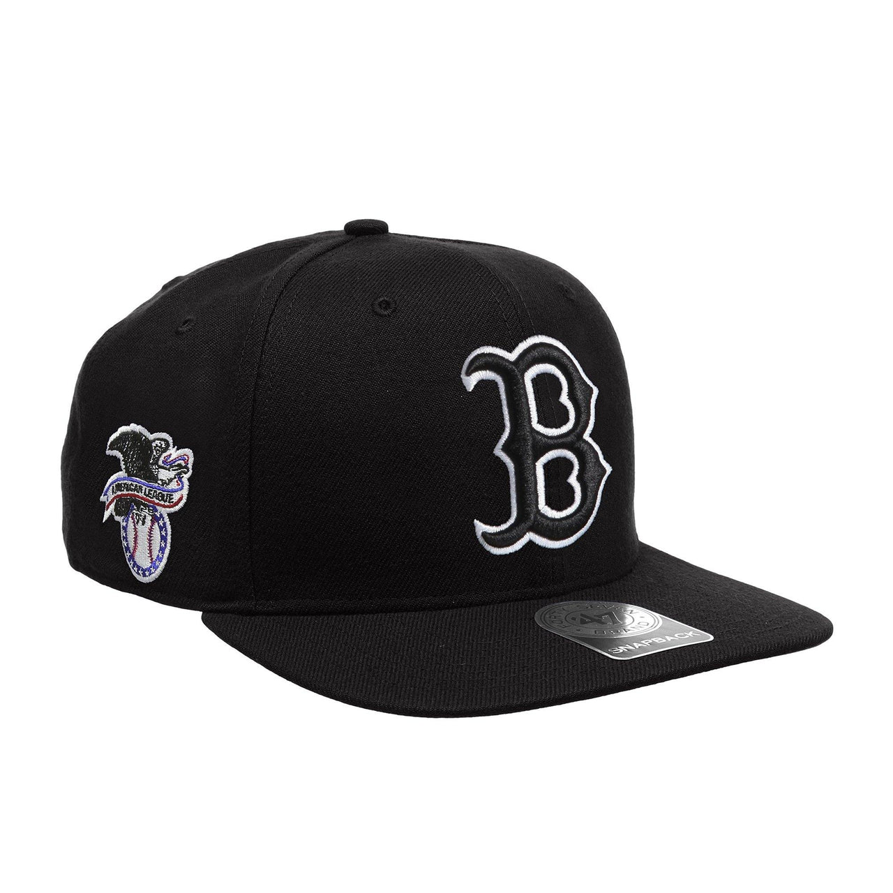 Buy 47 Brand Boston Red Sox Sure Shot Captain Snapback Men’S Black - Accessories from Don’t Panic Shoes | Best Prices & Fast Shipping