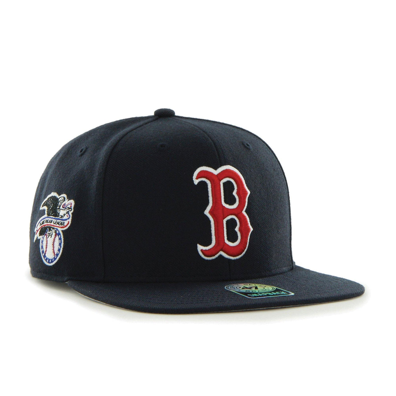 Buy 47 Brand Boston Red Sox Sure Shot Captain Snapback Men’S Navy Blue - Accessories from Don’t Panic Shoes | Best Prices & Fast Shipping