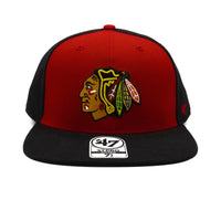 Thumbnail for Buy 47 Brand Chicago Blackhawks Pro Fitted Men’S Hat Black/Red H-Dugot04Wbf-Bka - Accessories from Don’t Panic Shoes | Best Prices & Fast Shipping