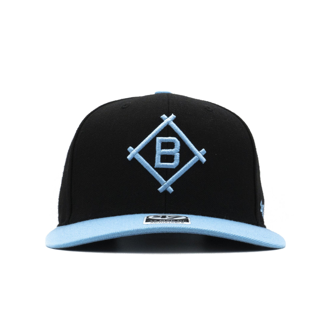 Buy 47 Brand Brooklyn Dodgers Mvp Dp Snapback Men’S Black/Light Blue Bcptn-Clztt12Wbp-Bk12 - Accessories from Don’t Panic Shoes | Best Prices & Fast Shipping