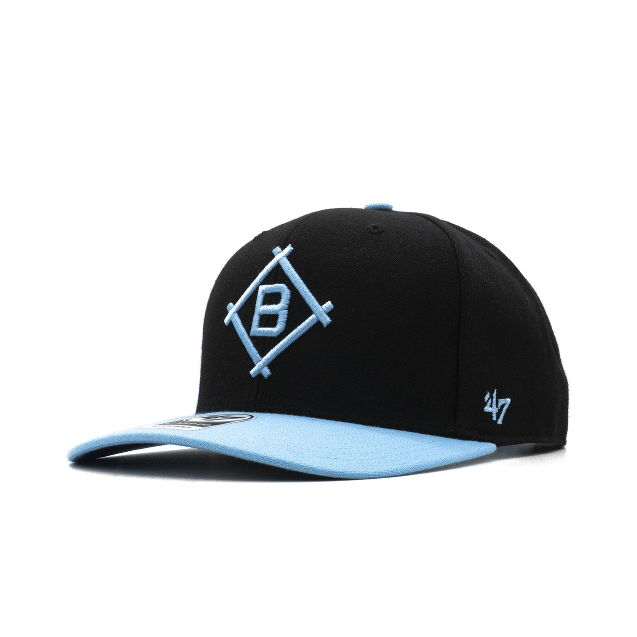 Buy 47 Brand Brooklyn Dodgers Mvp Dp Snapback Men’S Black/Light Blue Bcptn-Clztt12Wbp-Bk12 - Accessories from Don’t Panic Shoes | Best Prices & Fast Shipping