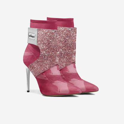 Bymanyc Futurista Stiletto Womens Vegan Leather Black