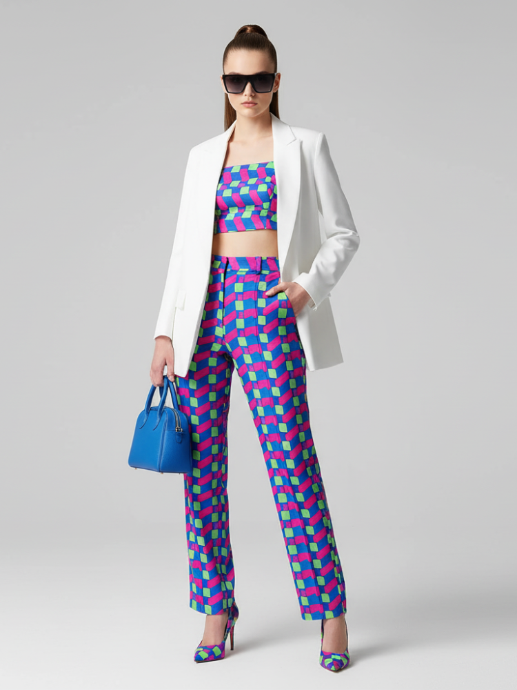 BYMANYC New York Harlem Blazer Women's Linen White