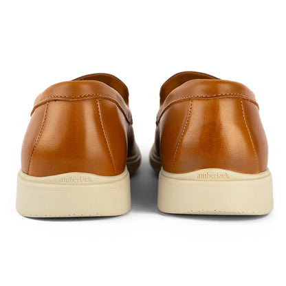 Amberjack The Loafer Men's Honey And Cream Two Tone
