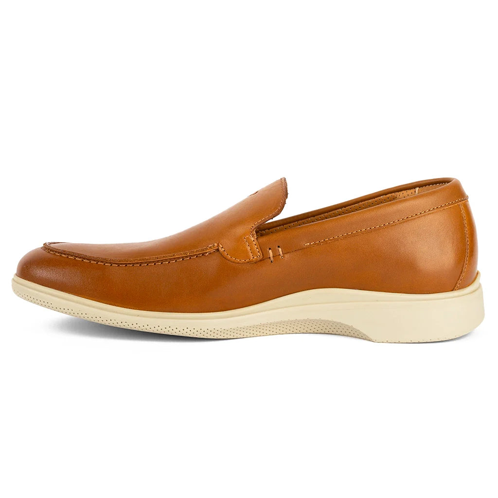 Amberjack The Loafer Men's Honey And Cream Two Tone