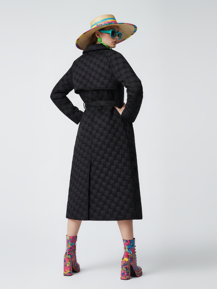 Long Quilted Puffer Coat FIFTH AVENUE BYMANYC ® New York