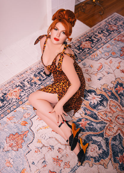 Lucky Lou Shoes Women's the Boom Boom Wedge - in Black Leather and Suede