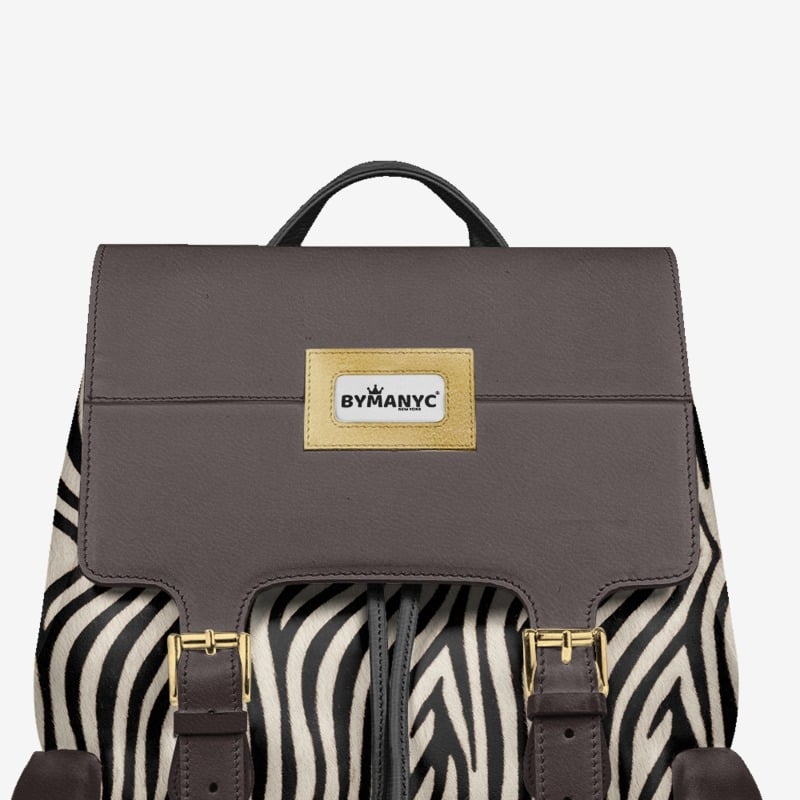 Luxury Vegan Backpack GOLD SAFARI – BYMANYC ® New York Made in Italy