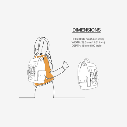 BYMANYC New York Couture Eco Backpack Vegan Leather