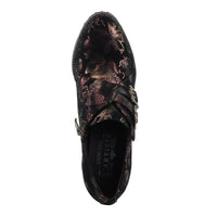 Thumbnail for L'ARTISTE MAISIANA SHOES - Floral motifs and decorative perforations on leather oxford shoes