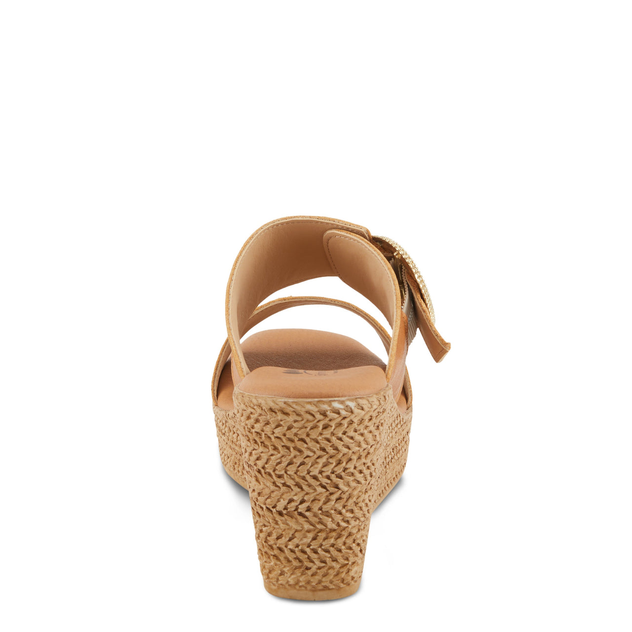  Spring Step Mares Sandals in pink with perforated design and floral print footbed