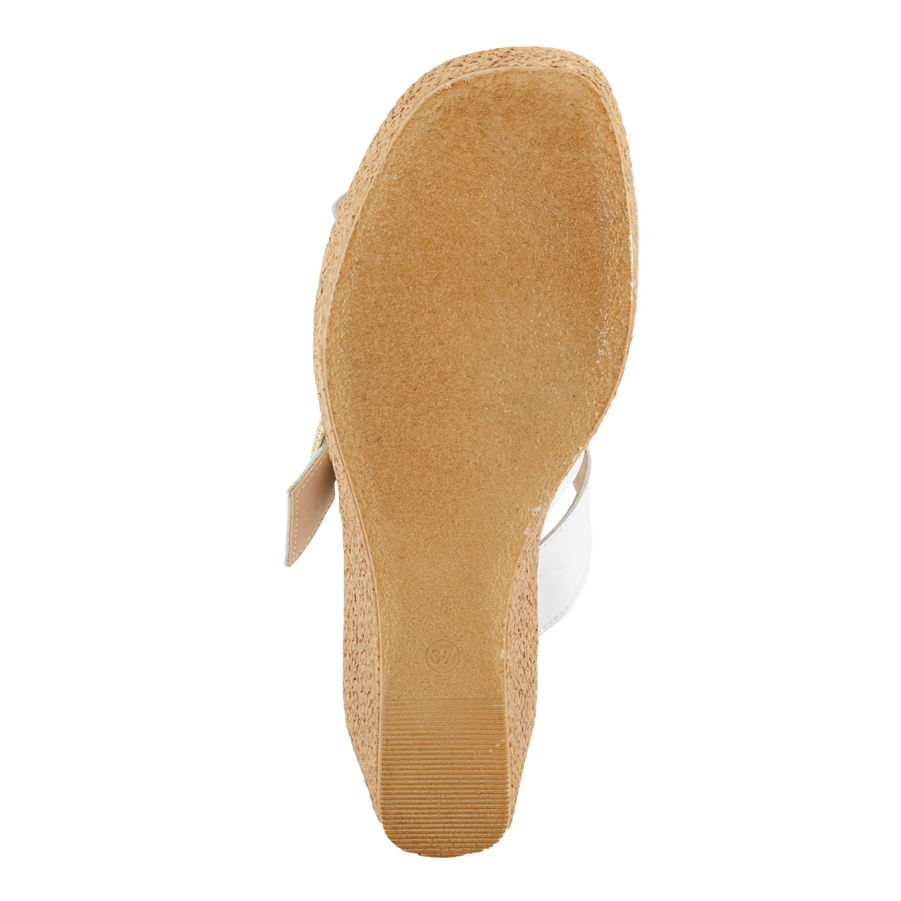  Spring Step Mares Sandals in white leather with soft textile lining and padded footbed