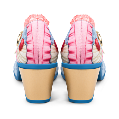 Chocolaticas® Mid Heels Marie Antoinette 3 Women's Mary Jane Pump