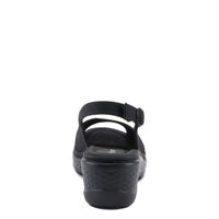 Thumbnail for Black leather Spring Step Shoes Flexus Mayberry Sandals with adjustable straps and cushioned insole for all-day comfort