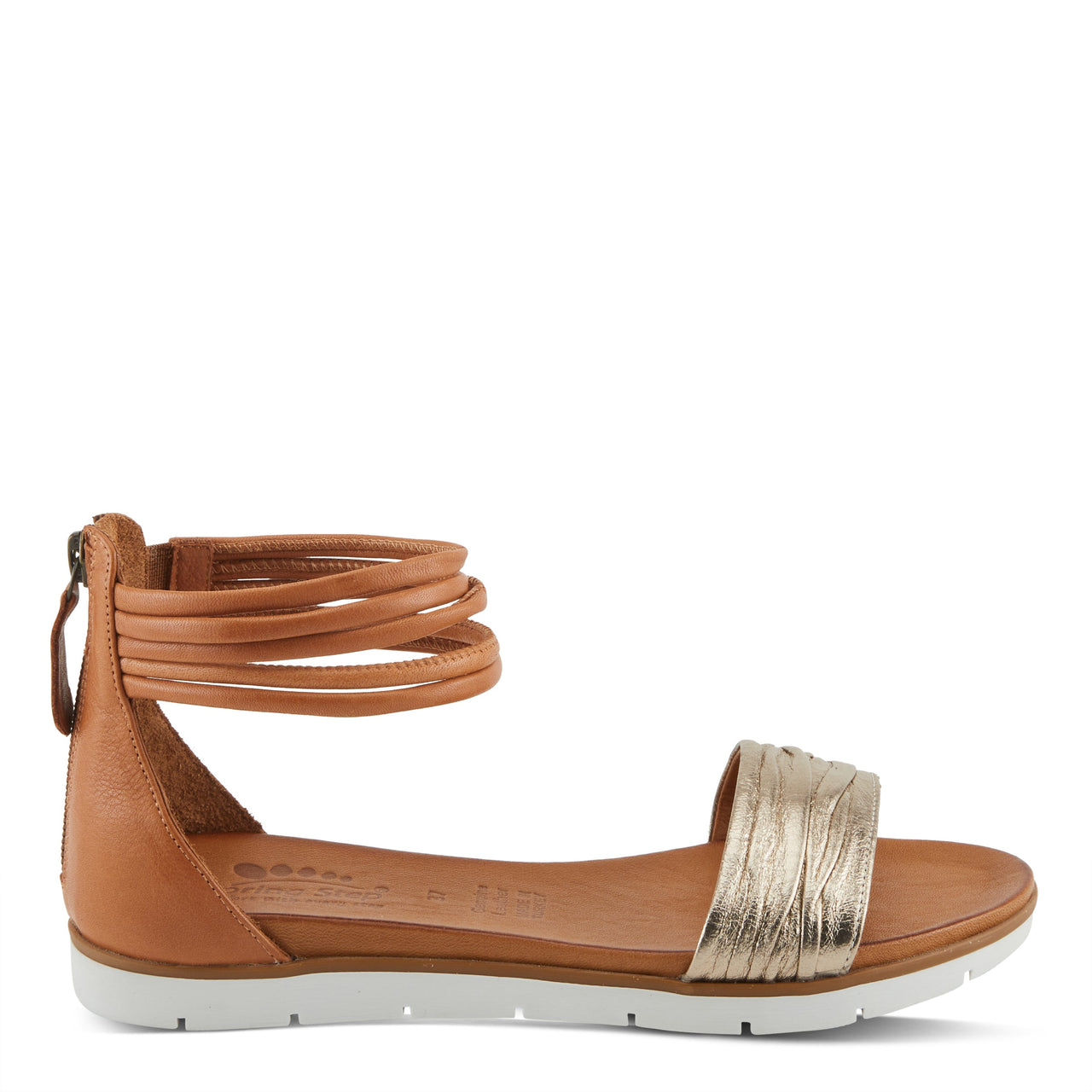 Beautiful and comfortable Spring Step Mexa Sandals in brown leather