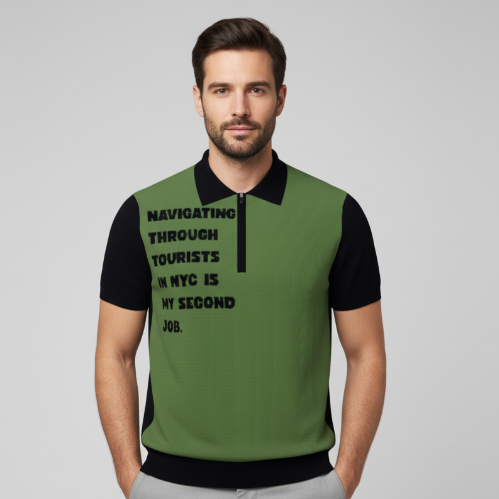 BYMANYC New York Midtown Half Zip Polo Shirt Cashmere