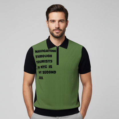 BYMANYC New York Midtown Half Zip Polo Shirt Cashmere