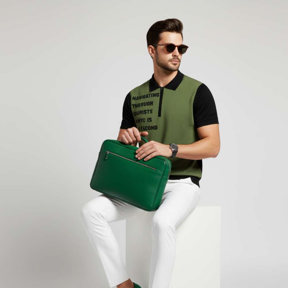 BYMANYC New York Midtown Half Zip Polo Shirt Cashmere