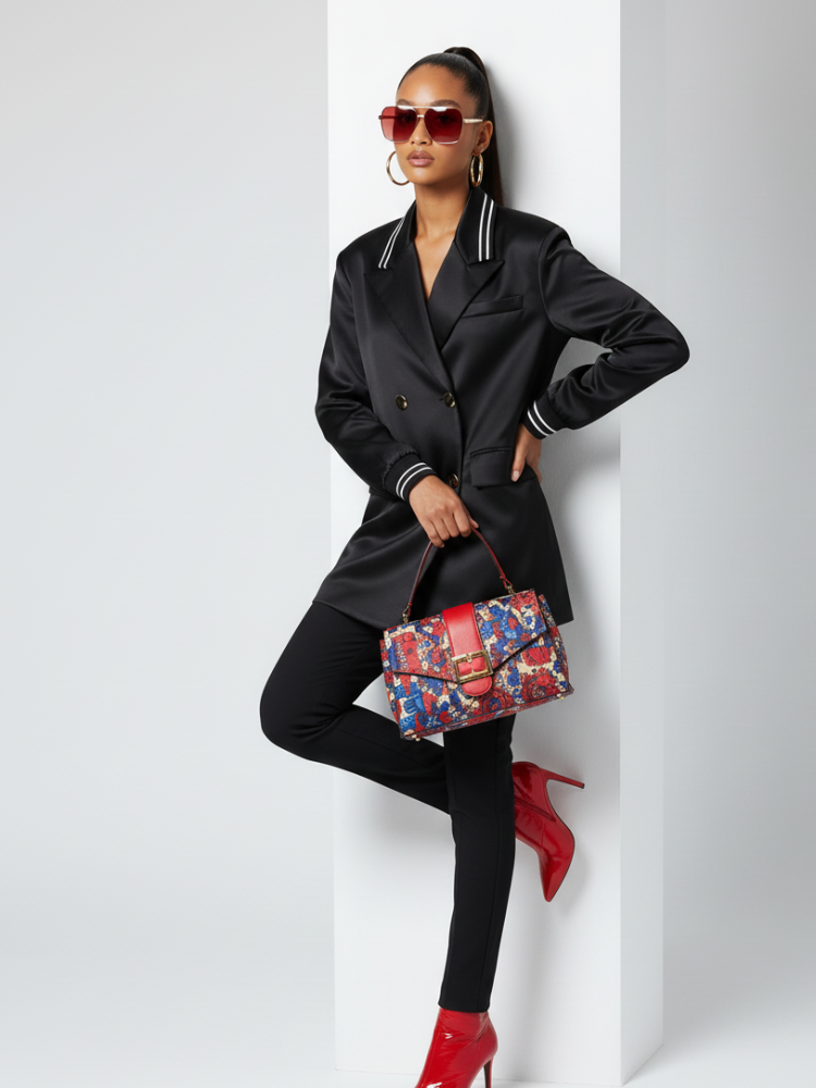 MIDTOWN Satin Tunic Blazer BYMANYC ® New York