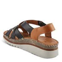 Thumbnail for Versatile Spring Step Migula Sandals with metallic accents and adjustable hook-and-loop closure