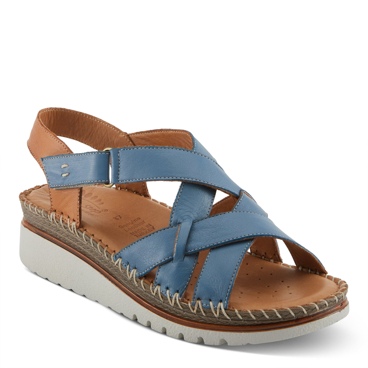 Buy Spring Step Migula Women’s Two-Tone Leather Sandals - Strappy Casual Sandals from Don’t Panic Shoes | Best Prices & Fast Shipping