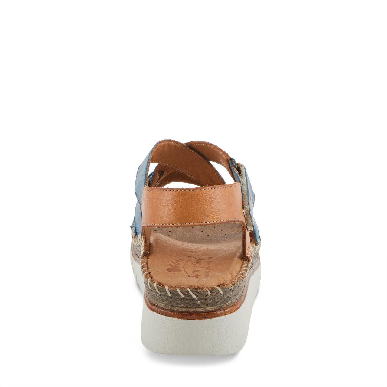 Spring Step Migula Sandals in tan color with floral design and supportive sole