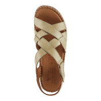 Thumbnail for Classic Spring Step Migula Sandals featuring braided straps and cushioned heel cup
