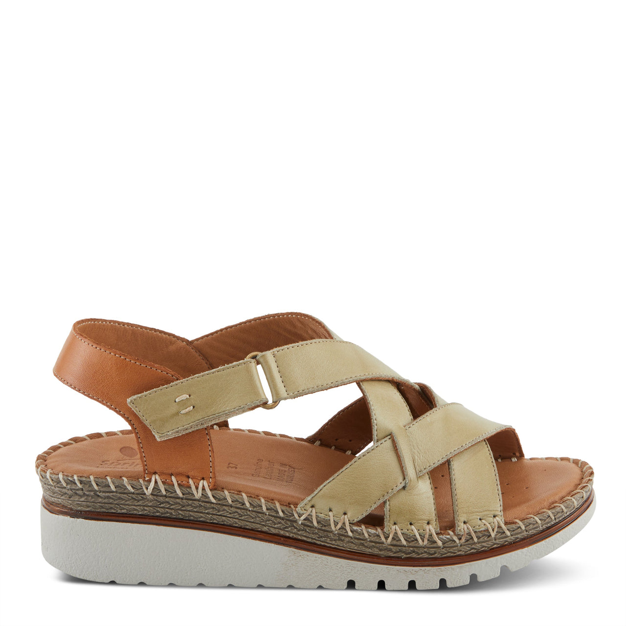 Buy Spring Step Migula Women’s Two-Tone Leather Sandals - Strappy Casual Sandals from Don’t Panic Shoes | Best Prices & Fast Shipping