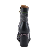 Thumbnail for L'ARTISTE MILANI BOOTS in Tan Leather with Intricate Cutout Design