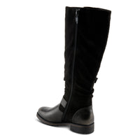 Thumbnail for  Trendy PATRIZIA MISDREAVUS boots in taupe with side zipper and strappy design