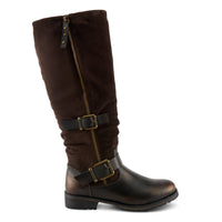 Thumbnail for Stylish black PATRIZIA MISDREAVUS boots with buckle detail and chunky heel