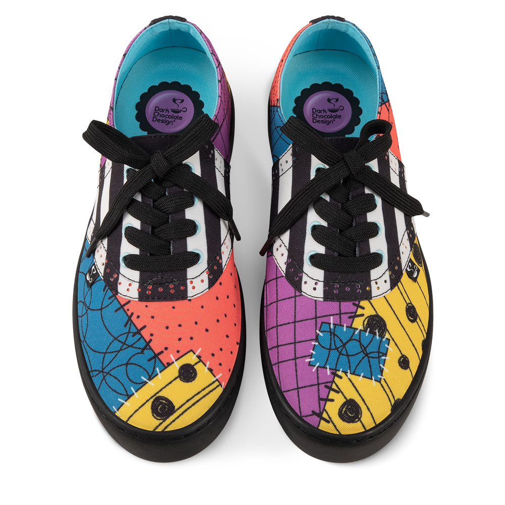 Chocolaticas Miss Mends Casual Sneaker Printed Fabric
