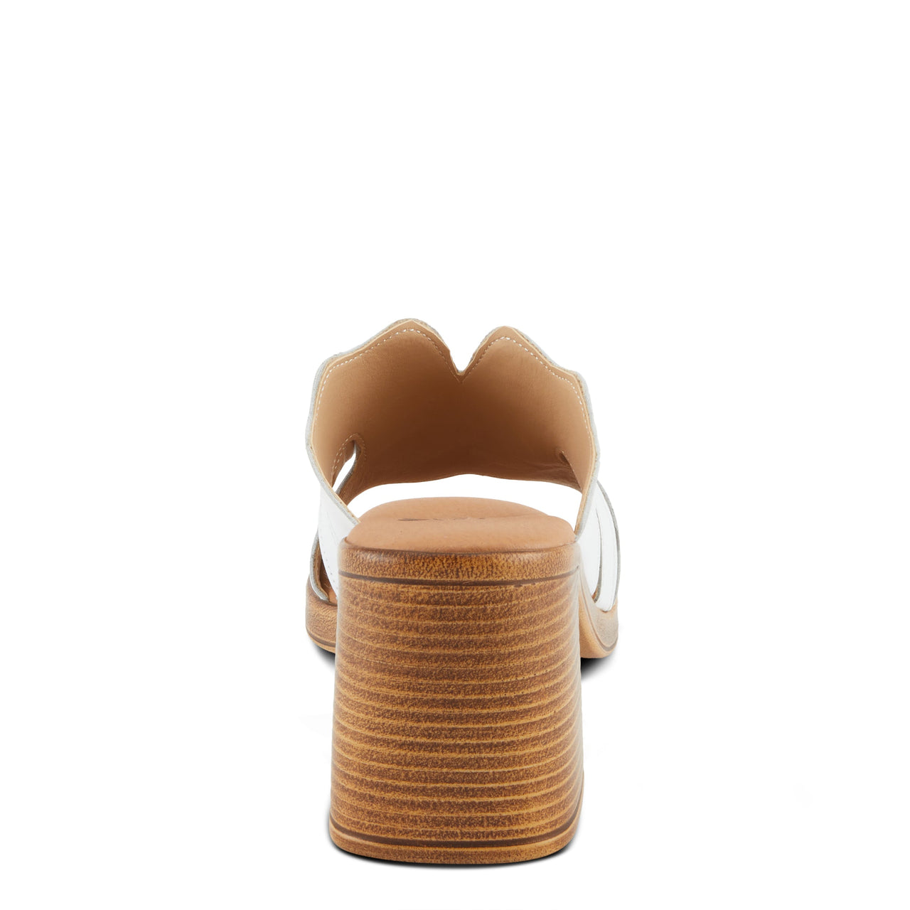  Classic Spring Step Modica Sandals in cognac leather with crisscross straps